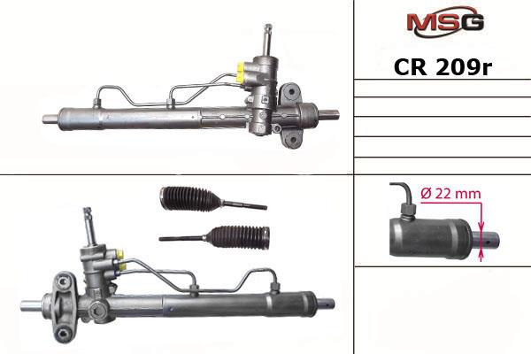 MSG Rebuilding CR209R Рульова рейка з ГПК відновлена CR209R: Купити в Україні - Добра ціна на EXIST.UA!