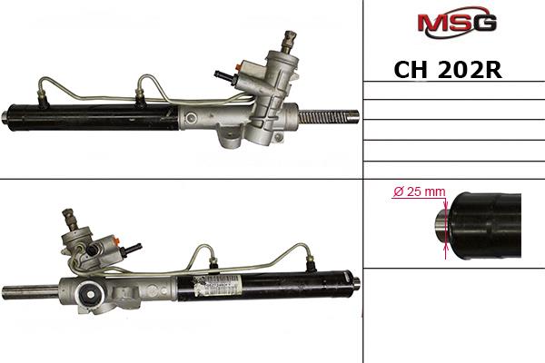 MSG Rebuilding CH202R Рульова рейка з ГПК відновлена CH202R: Купити в Україні - Добра ціна на EXIST.UA!