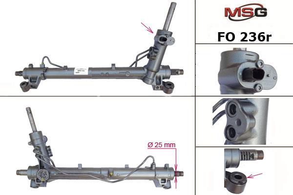 MSG Rebuilding FO236R Рульова рейка з ГПК відновлена FO236R: Приваблива ціна - Купити в Україні на EXIST.UA!