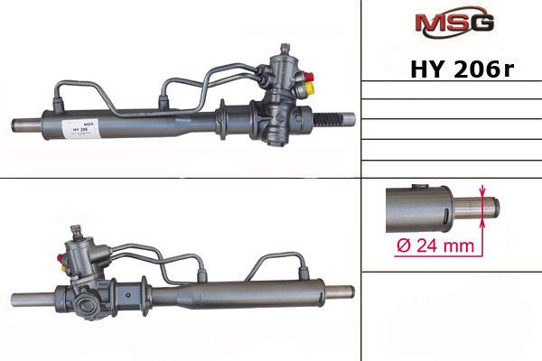 MSG Rebuilding HY206R Рульова рейка з ГПК відновлена HY206R: Купити в Україні - Добра ціна на EXIST.UA!