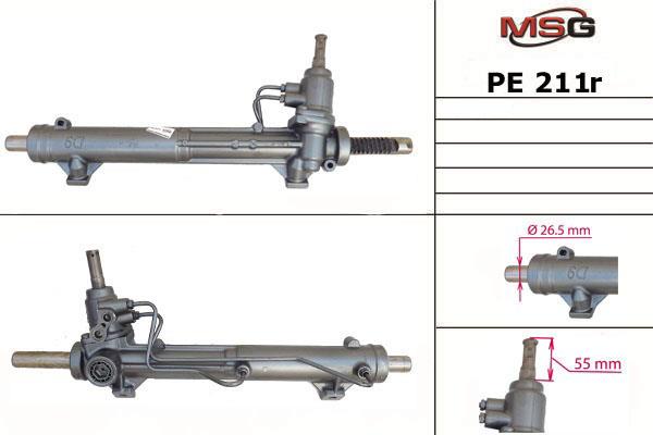 MSG Rebuilding PE211R Рульова рейка з ГПК відновлена PE211R: Купити в Україні - Добра ціна на EXIST.UA!