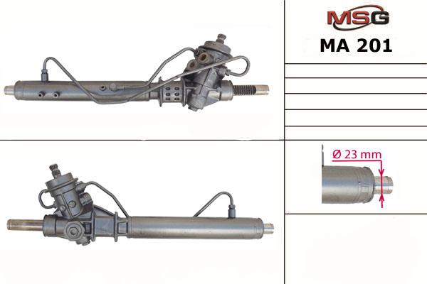 MSG Rebuilding MA201R Рульова рейка з ГПК відновлена MA201R: Купити в Україні - Добра ціна на EXIST.UA!