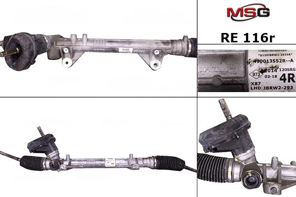 MSG Rebuilding RE116R Рульова рейка з ЕПК відновлена RE116R: Купити в Україні - Добра ціна на EXIST.UA!