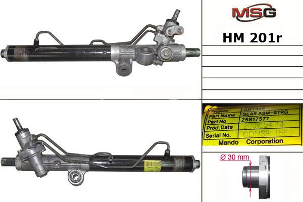 MSG Rebuilding HM201R Рульова рейка з ГПК відновлена HM201R: Купити в Україні - Добра ціна на EXIST.UA!
