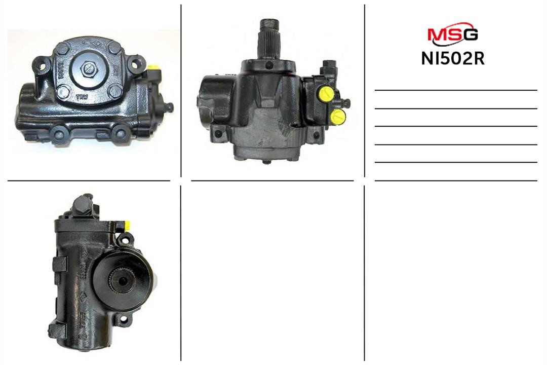 MSG Rebuilding NI502R Редуктор рульового управління з ГПК відновлений NI502R: Купити в Україні - Добра ціна на EXIST.UA!