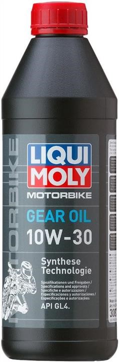 Liqui Moly 20857 Олива трансміссійна Liqui Moly Motorbike Gear Oil 10W-30, 1л 20857: Приваблива ціна - Купити в Україні на EXIST.UA!