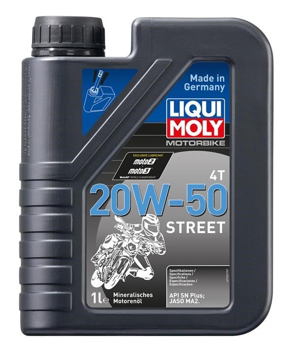 Liqui Moly 1500 Моторна олива Liqui Moly RACING 4T Street 20W-50, 1 л 1500: Купити в Україні - Добра ціна на EXIST.UA!