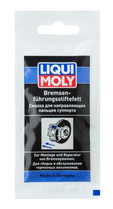 Liqui Moly 39022 Смазка для направляющих пальцев суппорта Liqui Moly Bremsenfuhrungsstiftefett, 5 г 39022: Купить в Украине - Отличная цена на EXIST.UA!