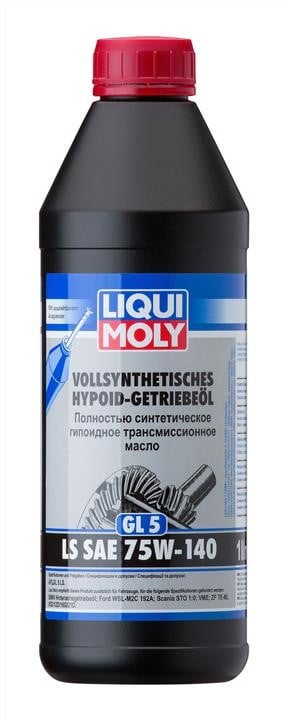 Liqui Moly 8038 Олива трансміссійна Liqui Moly FULLY SYNTHETIC HYPOID Gear OIL LS 75W-140, 1л 8038: Купити в Україні - Добра ціна на EXIST.UA!
