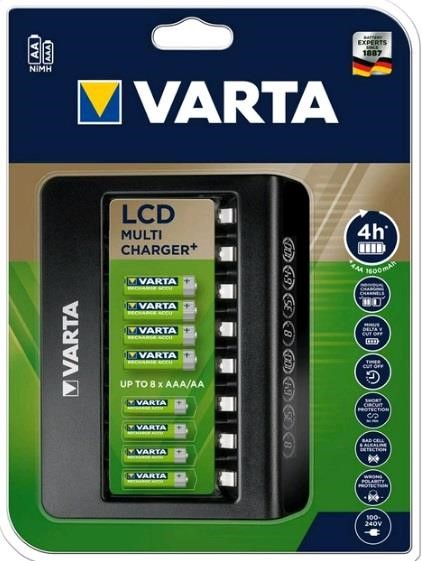 Varta 57681101401 Зарядний пристрій LCD Multi Charger Plus 57681101401: Купити в Україні - Добра ціна на EXIST.UA!