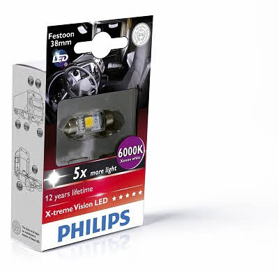 Philips 249446000KX1 Лампа світлодіодна Philips X-Treme Vision LED Festoon 38 24V SV8,5 249446000KX1: Купити в Україні - Добра ціна на EXIST.UA!