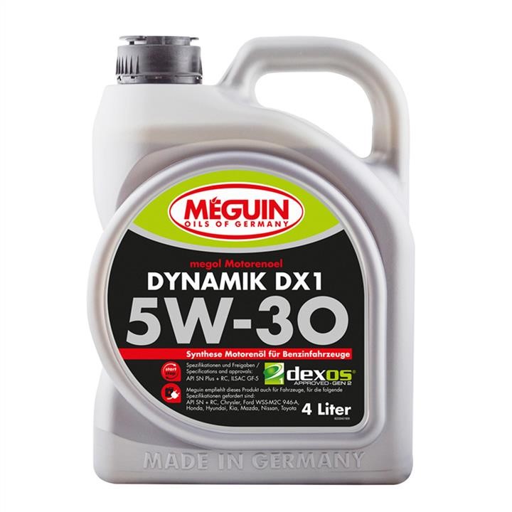 Meguin 33040 Моторна олива Meguin Dynamik DX1 5W-30, 4л 33040: Купити в Україні - Добра ціна на EXIST.UA!
