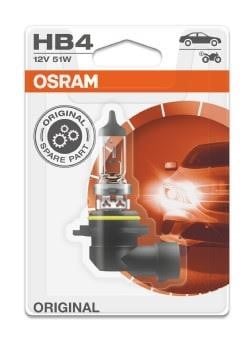 Osram 9006-01B Лампа галогенна Osram Original 12В HB4 51Вт 900601B: Приваблива ціна - Купити в Україні на EXIST.UA!