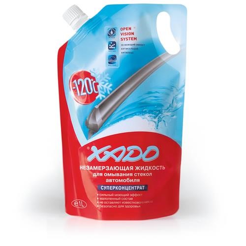 Xado XA 50011_1 Омивач скла зимовий, суперконцентрат -120°C "Cool Rain", 1 л XA500111: Купити в Україні - Добра ціна на EXIST.UA!