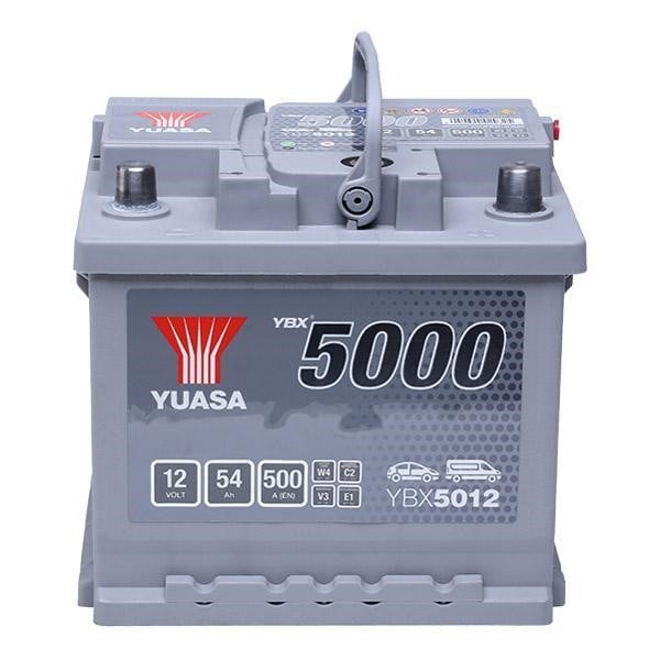 Yuasa YBX5012 Батарея аккумуляторная Yuasa YBX5000 Silver High Performance SMF 12В 52Ач 480А(EN) R+ YBX5012: Купить в Украине - Отличная цена на EXIST.UA!