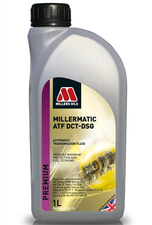 Millers Oils 7742-1 Олива трансміссійна MILLERS MILLERMATIC ATF DCT/DSG, 1 л 77421: Купити в Україні - Добра ціна на EXIST.UA!
