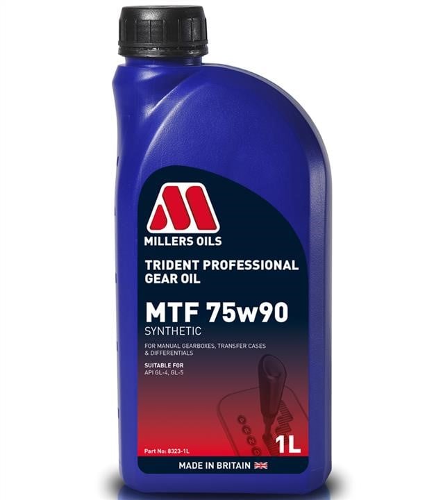 Millers Oils 8323-1 Олива трансміссійна MILLERS Trident Professional MTF 75W90, API GL-4/GL-5, 1 л 83231: Приваблива ціна - Купити в Україні на EXIST.UA!