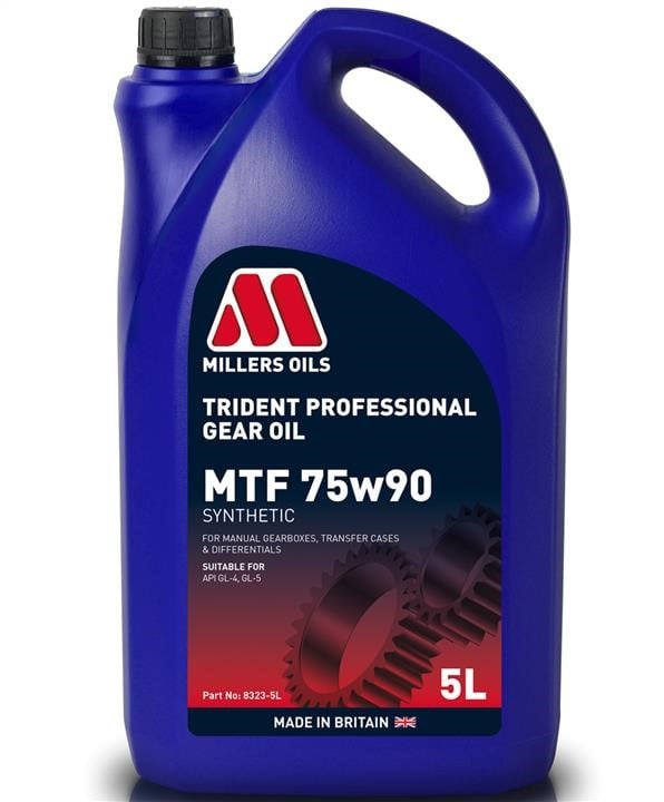 Millers Oils 8323-5 Олива трансміссійна MILLERS Trident Professional MTF 75W90, API GL-4/GL-5, 5 л 83235: Приваблива ціна - Купити в Україні на EXIST.UA!