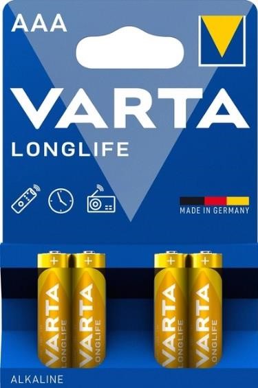 Varta 04103101414 Батарейка Longlife AAA LR03 04103101414: Купити в Україні - Добра ціна на EXIST.UA!