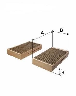Filtron K 1200A-2X Фільтр салону з активованим вугіллям K1200A2X: Приваблива ціна - Купити в Україні на EXIST.UA!