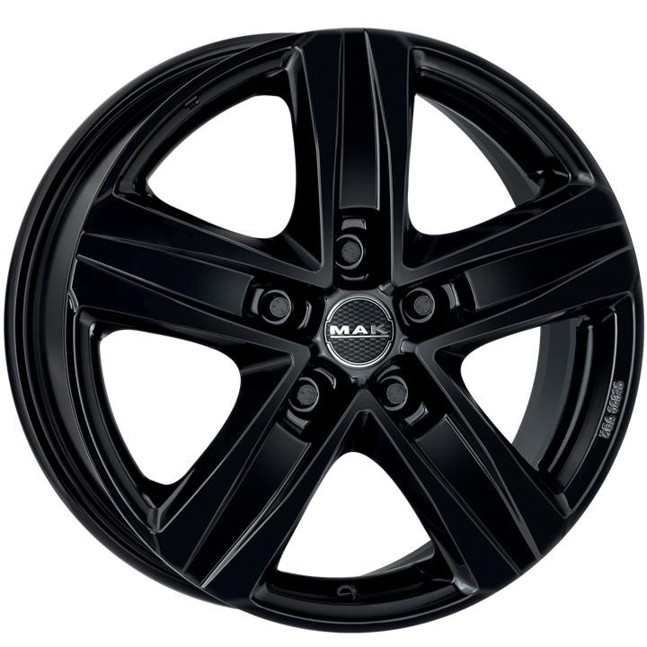 MAK F65605T3GB60TG Диск колеса легкосплавний MAK STONE5 3 6,5x16 5X160 ET60 DIA65,1 GLOSS BLACK F65605T3GB60TG: Приваблива ціна - Купити в Україні на EXIST.UA!