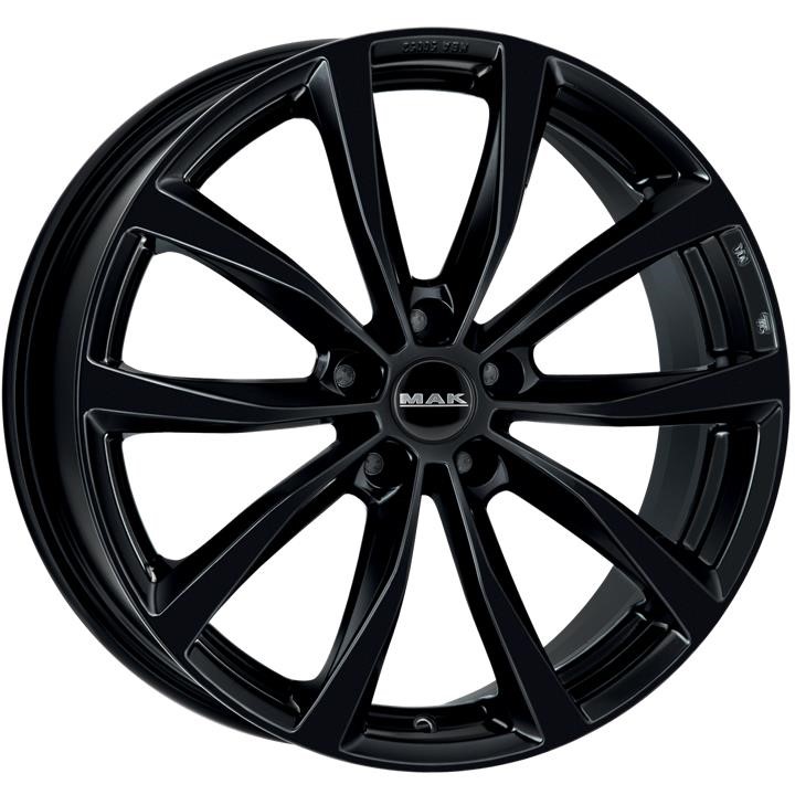 MAK F7570WFGB40FF Диск колеса легкосплавний MAK WOLF 7,5x17 5X114,3 ET40 DIA76 GLOSS BLACK F7570WFGB40FF: Приваблива ціна - Купити в Україні на EXIST.UA!