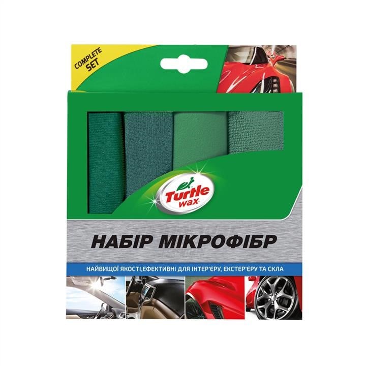 Turtle wax X9314 Набір професійних мікрофібр для зовнішнього полірування авто (4 шт) X9314: Купити в Україні - Добра ціна на EXIST.UA!