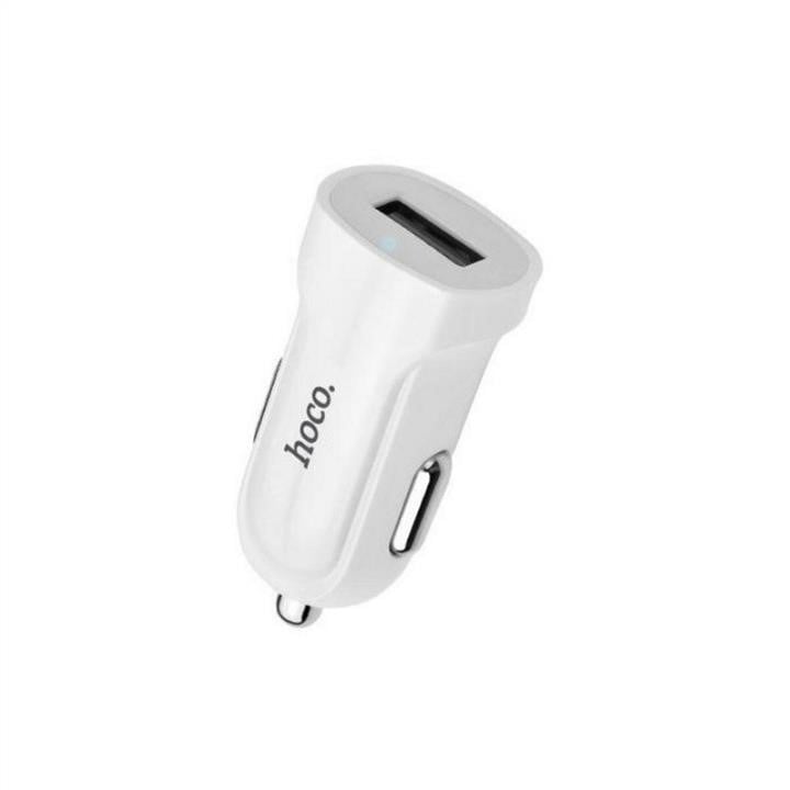 Hoco 6957531039020 USB зарядка для авто Hoco Z2 single-port car charger White 6957531039020: Приваблива ціна - Купити в Україні на EXIST.UA!