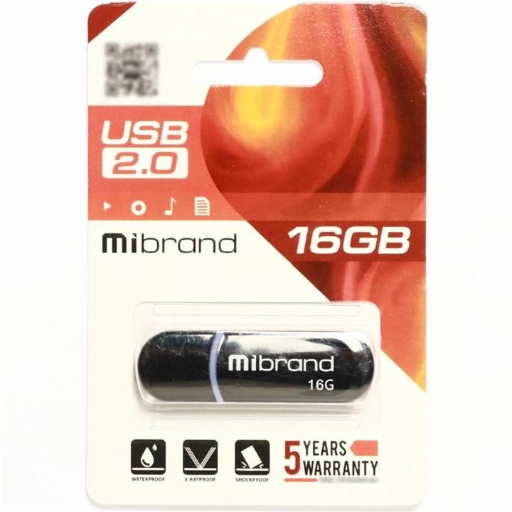 Mibrand MI2.0/PA16P2B Накопичувач Flash Mibrand USB 2.0 Panther 16Gb Black MI20PA16P2B: Купити в Україні - Добра ціна на EXIST.UA!