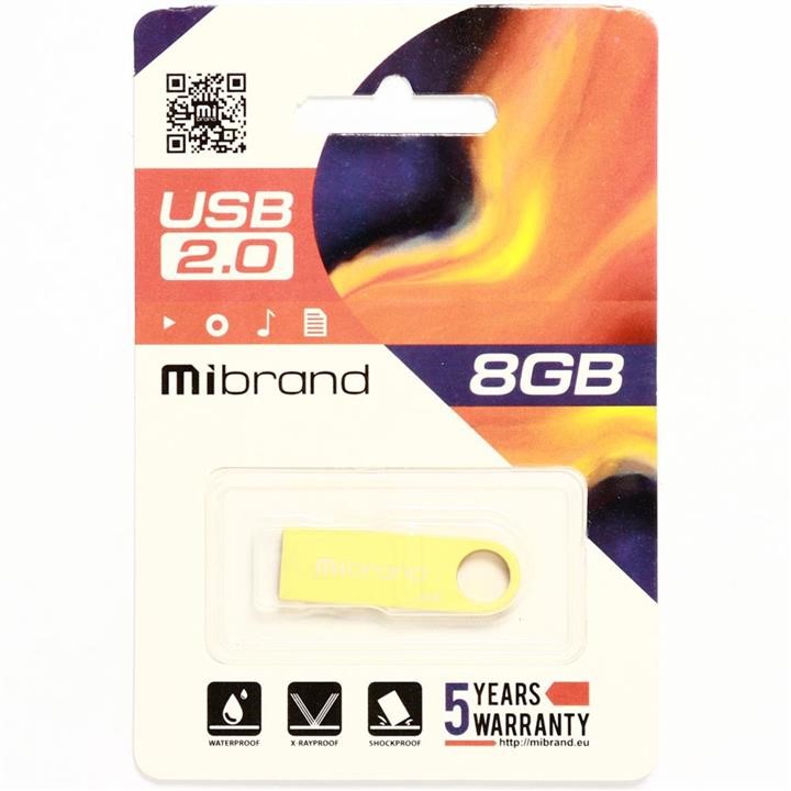 Mibrand MI2.0/PU8U1G Накопичувач Flash Mibrand USB 2.0 Puma 8Gb Gold MI20PU8U1G: Купити в Україні - Добра ціна на EXIST.UA!