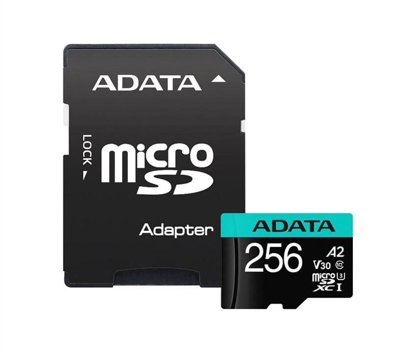 ADATA AUSDX256GUI3V30SA2-RA1 Карта MicroSDXC (UHS-1 U3) A-DATA Premier Pro 256Gb Class 10 V30S A2 (R-100Mb/s W85Mb/s) (adapter SD) AUSDX256GUI3V30SA2RA1: Купити в Україні - Добра ціна на EXIST.UA!