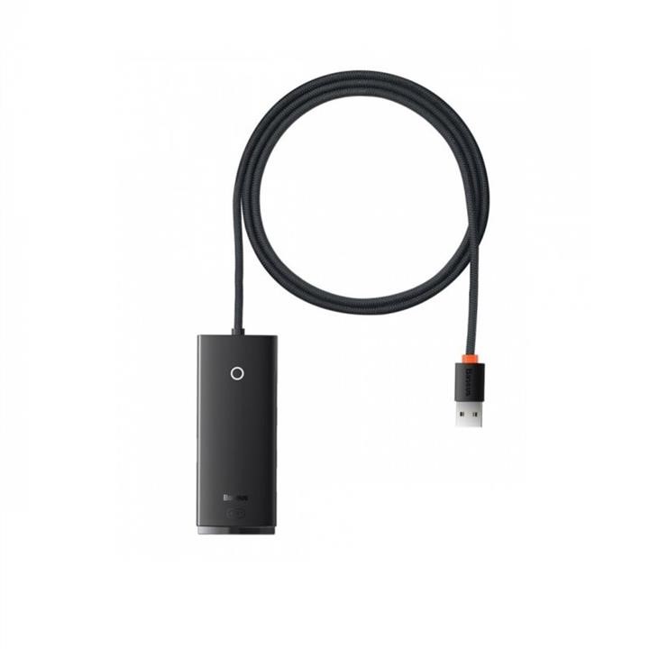 Baseus WKQX030101 USB-Хаб Baseus Lite Series 4-Port USB-A HUB Adapter (USB-A to USB 3.0*4 ) 1m Black WKQX030101: Купити в Україні - Добра ціна на EXIST.UA!