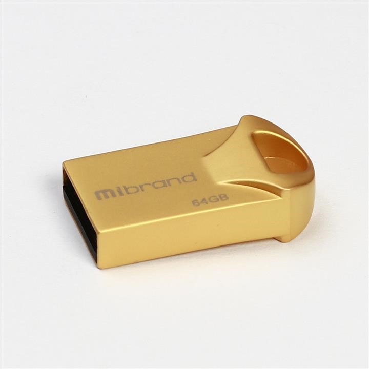 Mibrand MI2.0/HA64M1G Накопичувач Flash Mibrand USB 2.0 Hawk 64Gb Gold MI20HA64M1G: Купити в Україні - Добра ціна на EXIST.UA!