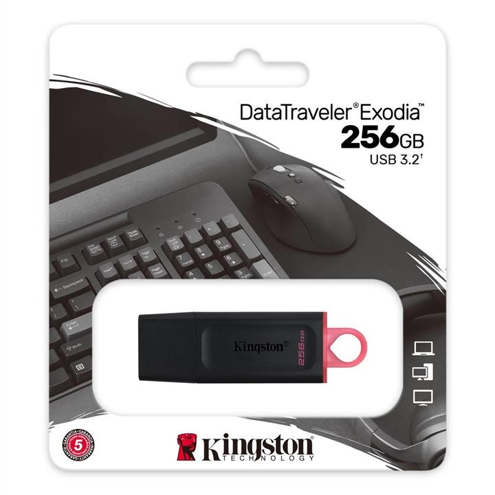 Kingston DTX/256GB Накопичувач Flash Kingston USB 3.2 DT Exodia 256GB Black/Pink DTX256GB: Купити в Україні - Добра ціна на EXIST.UA!