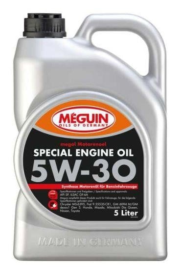 Meguin 33102 Моторна олива Meguin Special Engine Oil 5W-30, 5л 33102: Купити в Україні - Добра ціна на EXIST.UA!