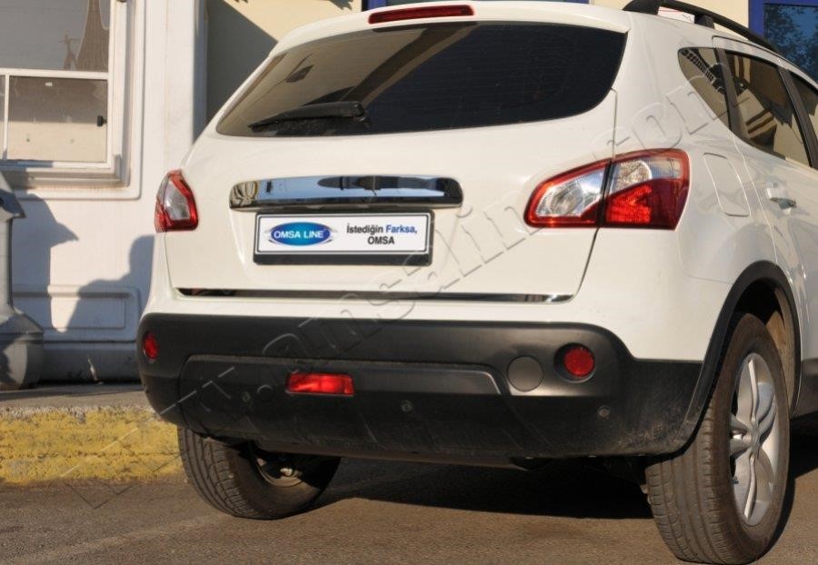 Omsaline 5021054 Nissan Qashqai FL (2010-2014) Накладка над номером на багажник (нерж.) - з сенсорн.отверстіем 5021054: Купити в Україні - Добра ціна на EXIST.UA!
