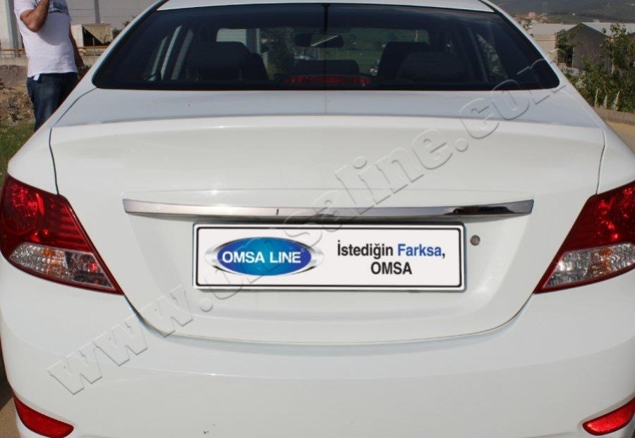 Omsaline 3214053 Hyundai Accent / Solaris SD (2011-) Накладка над номером на багажник 3214053: Купити в Україні - Добра ціна на EXIST.UA!