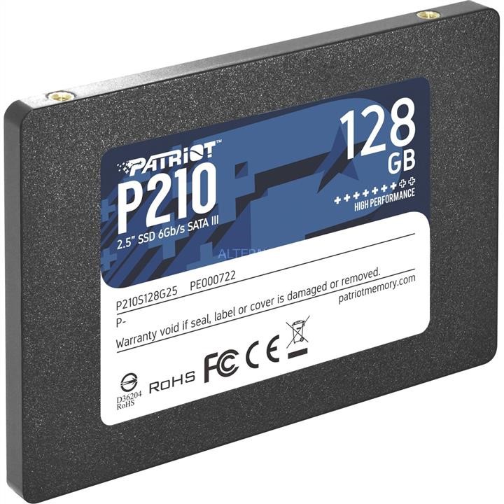 Patriot P210S128G25 SSD-накопичувач Patriot P210 128GB 2.5&quot; 7mm SATAIII 3D QLC P210S128G25: Купити в Україні - Добра ціна на EXIST.UA!