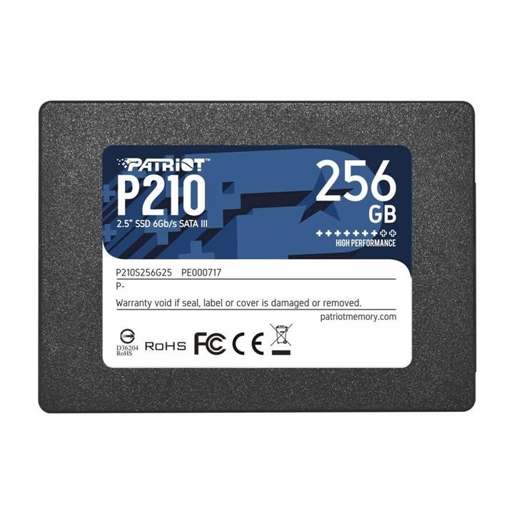 Patriot P210S256G25 SSD-накопичувач Patriot P210 256GB 2.5&quot; 7mm SATAIII 3D QLC P210S256G25: Купити в Україні - Добра ціна на EXIST.UA!