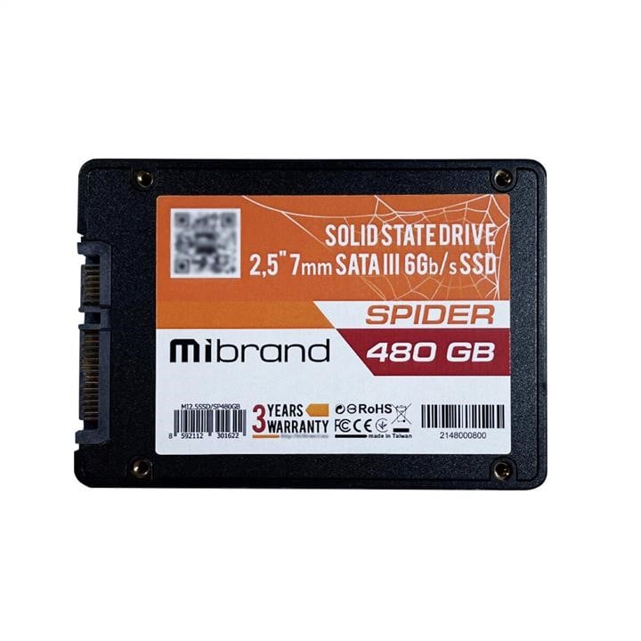 Mibrand MI2.5SSD/SP480GB SSD-накопичувач Mibrand Spider 480GB 2.5&quot; 7mm SATAIII Bulk MI25SSDSP480GB: Купити в Україні - Добра ціна на EXIST.UA!