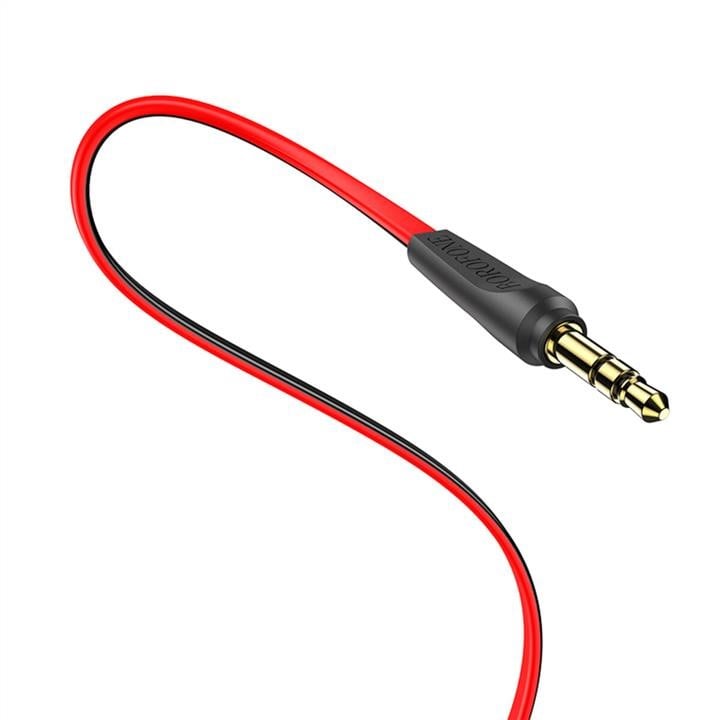 Borofone BL6-1R Аудiо кабель Borofone BL6 AUX audio cable 1m Red BL61R: Купити в Україні - Добра ціна на EXIST.UA!