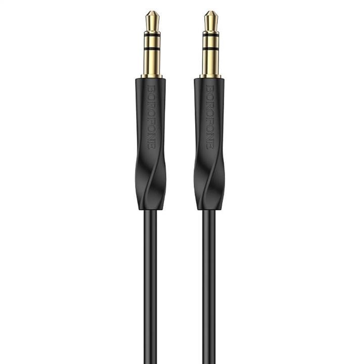 Borofone BL16B Аудiо кабель Borofone BL16 Clear sound AUX audio cable Black BL16B: Купити в Україні - Добра ціна на EXIST.UA!