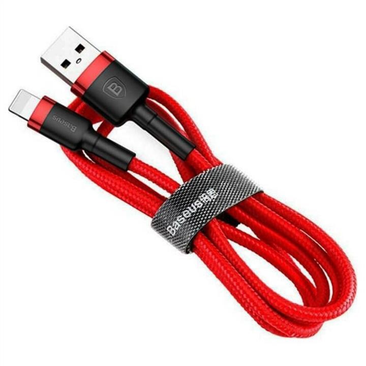 Baseus CALKLF-C09 Кабель Baseus Cafule Cable USB For Lightning 1.5A 2m Red+Red CALKLFC09: Купити в Україні - Добра ціна на EXIST.UA!