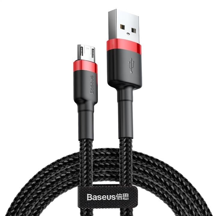 Baseus CAMKLF-B91 Кабель Baseus Cafule Cable USB For Micro 2.4A 1m Red+Black CAMKLFB91: Купити в Україні - Добра ціна на EXIST.UA!