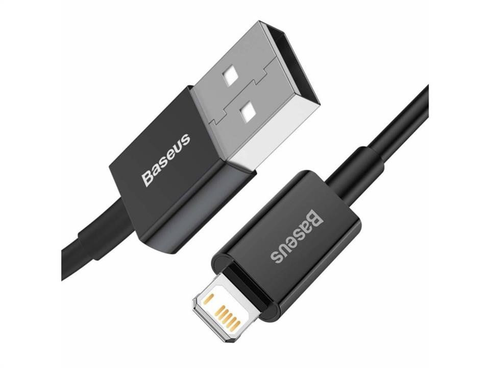 Baseus CALYS-A01 Кабель Baseus Superior Series USB to iP 2.4A 1m Black CALYSA01: Купити в Україні - Добра ціна на EXIST.UA!
