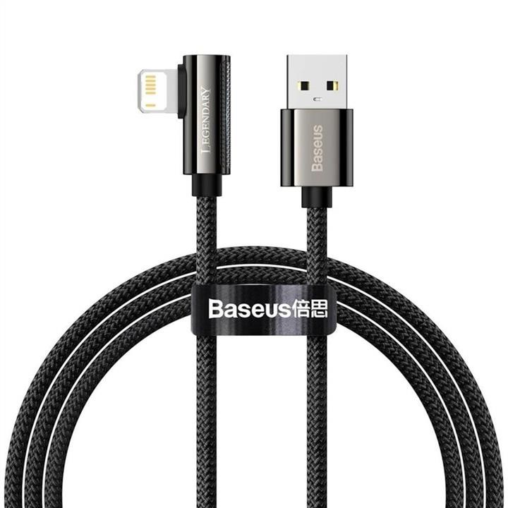 Baseus CALCS-01 Кабель Baseus Legend Series Elbow Fast Charging Data Cable USB to iP 2.4A 1m Black CALCS01: Купити в Україні - Добра ціна на EXIST.UA!