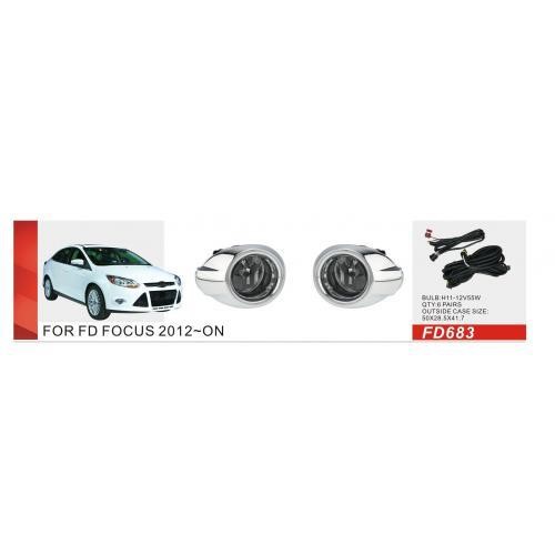 DLAA FD-683 Фара протитуманна DLAA для Ford Focus 2012-2013, комплект FD683: Купити в Україні - Добра ціна на EXIST.UA!