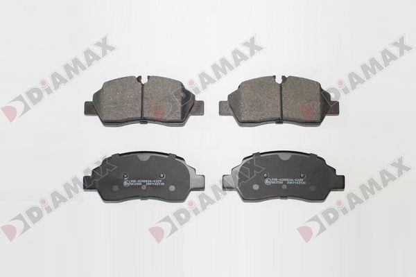 Diamax N09942 Гальмівні колодки, комплект N09942: Купити в Україні - Добра ціна на EXIST.UA!