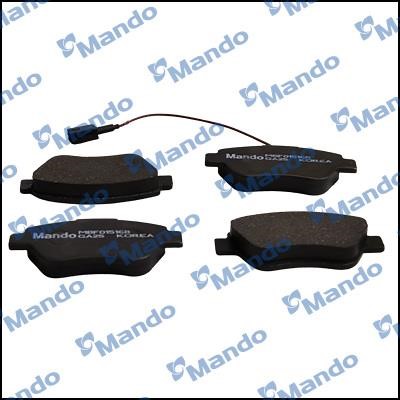 Mando MBF015168 Гальмівні колодки передні, комплект MBF015168: Купити в Україні - Добра ціна на EXIST.UA!