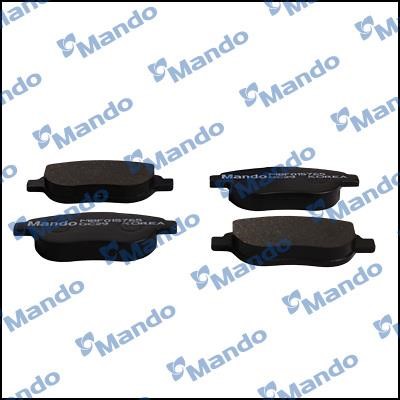 Mando MBF015765 Гальмівні колодки передні, комплект MBF015765: Купити в Україні - Добра ціна на EXIST.UA!